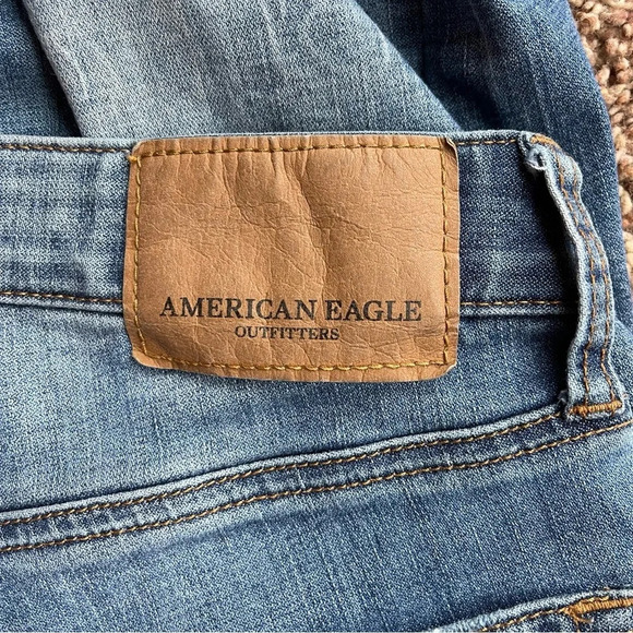 American eagle outfitters men’s slim straight denim jean extreme flex 4 jeans 28 - Picture 6 of 10
